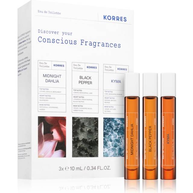 Korres Discovery Black Pepper & Kyma & Midnight Dahlia Set