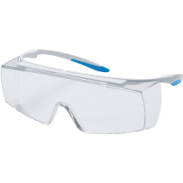uvex 9169-500 Superfit OTG CR White & Light Blue Overspecs Clear Lens