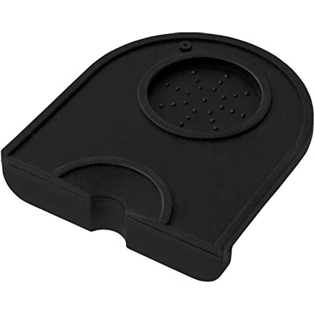 Joejis Tamping Mat Non Slip Countertop Coffee Tamper Mat with Portafilter Rest & Tamping Coffee Accessories Holder - Dishwasher Safe Silicone Kitchen