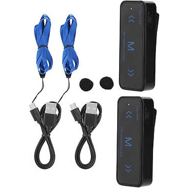 2x mini walkie talkie business intercom 2 way radio with 1‑3km communication