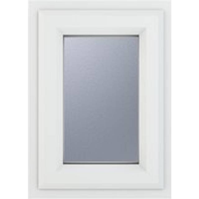 Crystal uPVC Double Glazed Window Top Hung Opener White Obscure Glass 440x610mm - Crystal-Direct - 61 x 44 x 7cm
