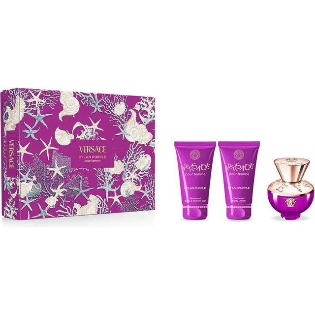 Versace Pour Femme Dylan Purple Gift Set 50ml EDP + 50ml Shower Gel + 50ml Body Lotion