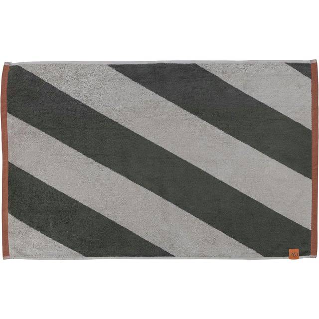 Mette Ditmer Diagonal badrumsmatta 50x80 cm Dark olive