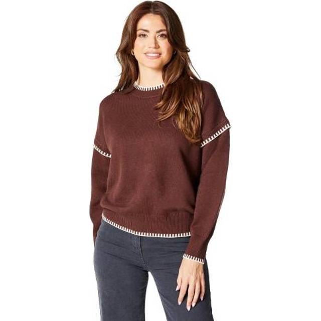 Principles womens/ladies whip stitch jumper dh7966