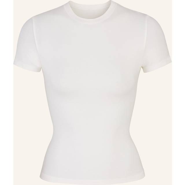 Cotton Jersey Crewneck T-Shirt - MARBLE - Small
