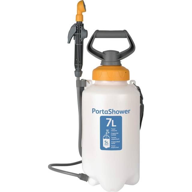 HOZELOCK - Pressure Sprayer Portashower 7L : Ideal for Outdoor Leisure and Gardening Needs (Camping, Caravanning, Cleaning Dogs), Supplied with Shower