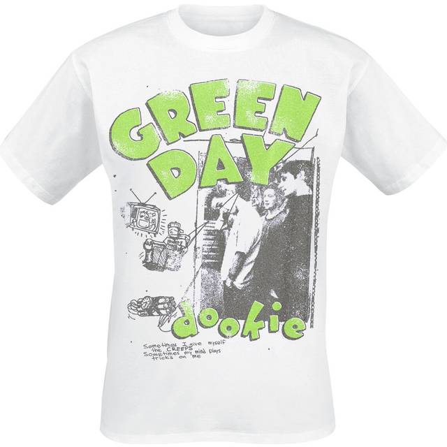 Green Day T-shirt - Basket Case Photo - S XXL - f&#xF6;r Herr - vit