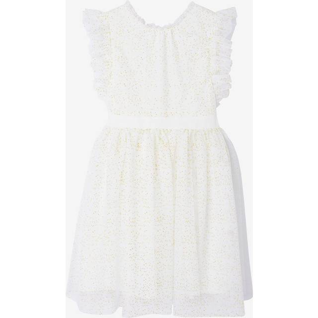 Occasion Wear Dress in Tulle for Girls white
