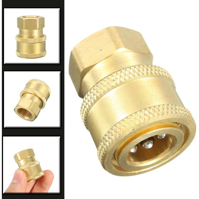 1/4Inch Quick Release To BSP1/4 Female Pressure Washer Hose Adaptor Coupling