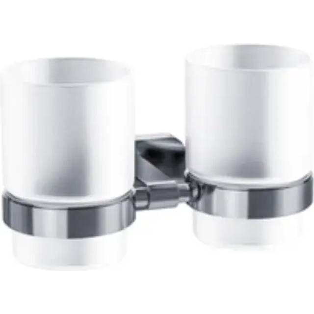 Asti Double Tumbler Holder - Chrome