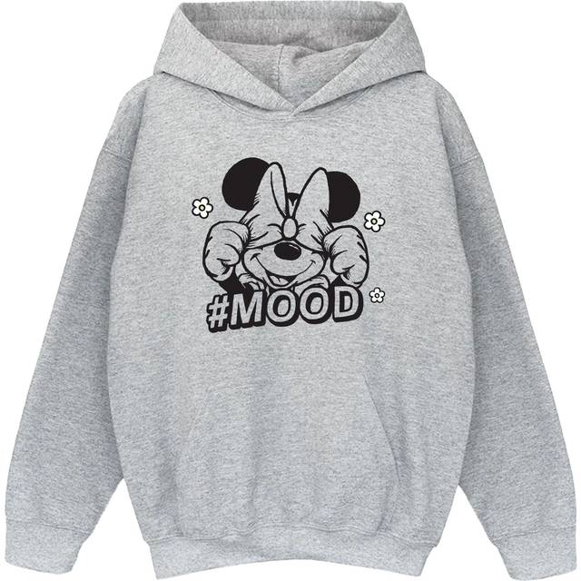 (3-4 Years, Sports Grey) Disney Girls Minnie Mouse Three Faces Hoodie