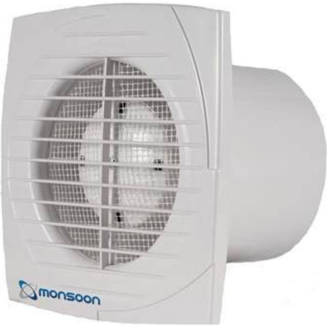 Humidistat Kitchen/ Bathroom Fan with Timer - 150mm