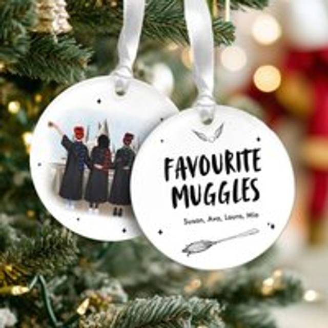 Personalised Acrylic Wizard Baubles Set