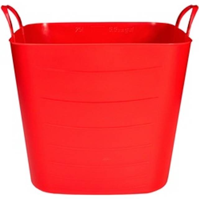 Square FlexiTub Large 40L | Colour: Red