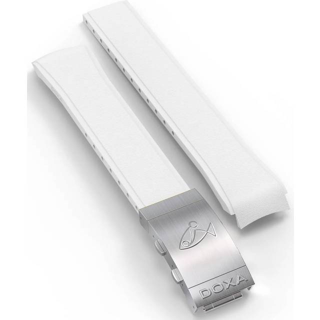 Doxa Strap SUB 300T Rubber White With Folding Clasp