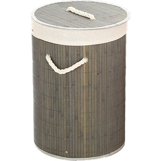 Foldable Laundry Basket Grocery Basket Bamboo Large Capacity Dirty Clothes Storage Bucket for Home