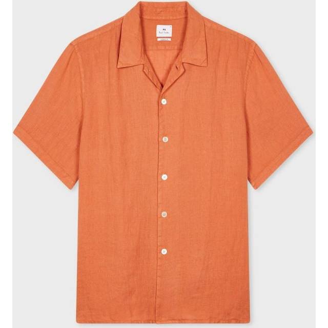 Paul Smith Linen Shirt - Orange - M