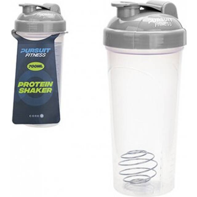 Pursuit Fitness 700ml Protein Shaker Bottle - Grey