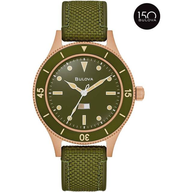 Bulova 98A324 Herrenuhr MIL-SHIPS Bronze 150th Anniversary 41mm 20ATM