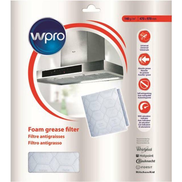 Indesit Oven Cooker Hood Extractor Fan Grease Filter 470mm x 970mm WPro