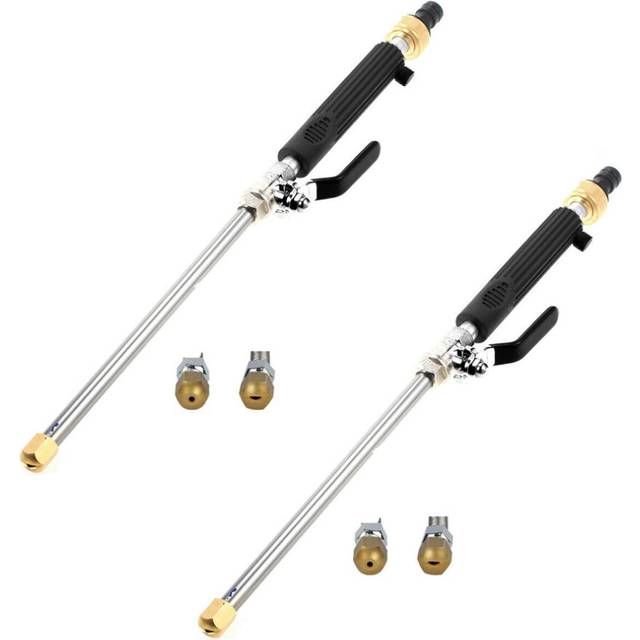 black Garden hose power washer upgraded nozzle