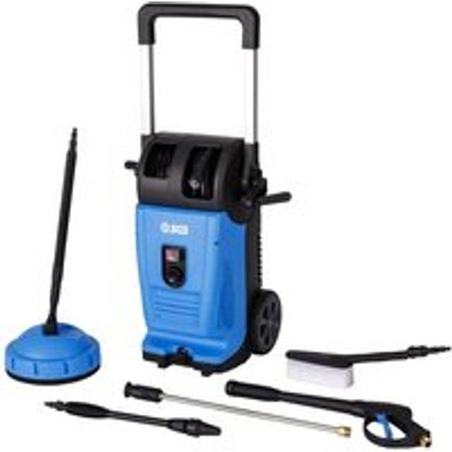 SGS 2500W 160bar High Electric Pressure Washer With Patio Cleaner & Double Detergent Tanks- 420 L/H Jet Cleaner