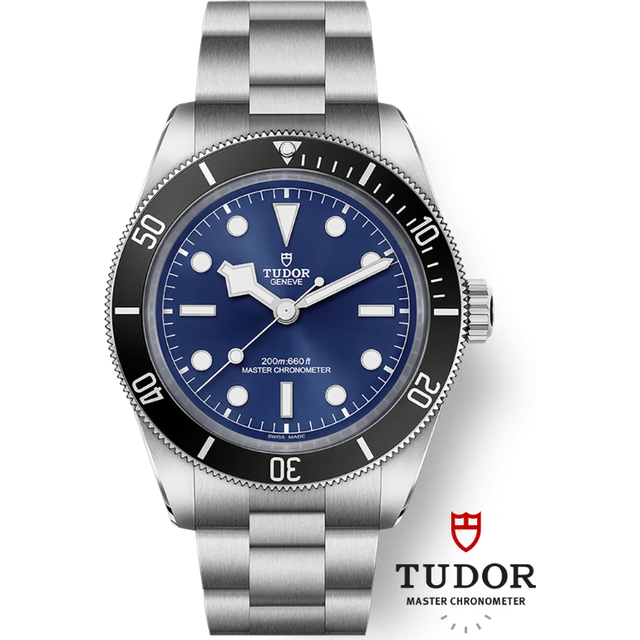 Tudor Black Bay 68 Stainless Steel Watch - Blue - 43mm