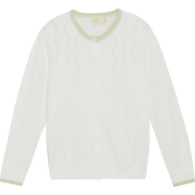 Creamie Cardigan - Stickad - Cloud - Creamie - 6 år (116) - Cardigan
