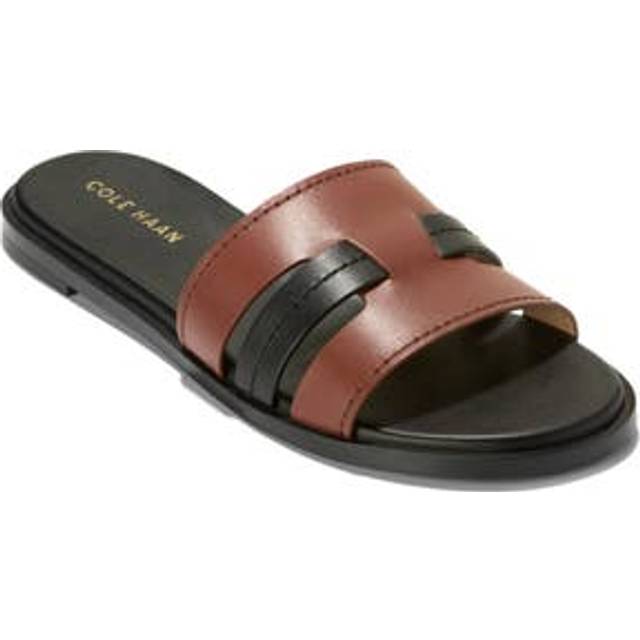 Cole Haan Flynn Slotted Leather Slide Sandal