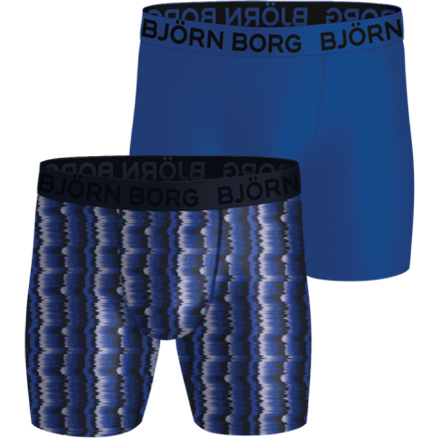 Björn Borg Sports Microfiber Boxers 2-pack Blå, S