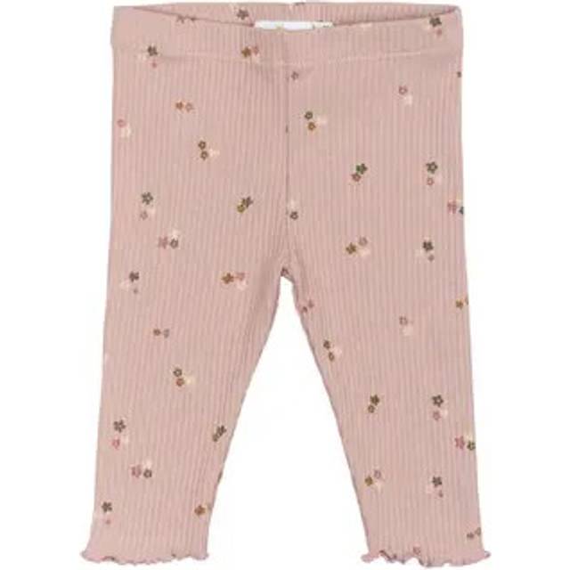 The New Tnsbodelia Rib Leggings Stl. 80 fepojkar - Från Magasin - Adobe Rose Aop (80)