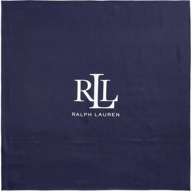 Lauren Ralph Lauren Silk Logo Scarf - Blue - U