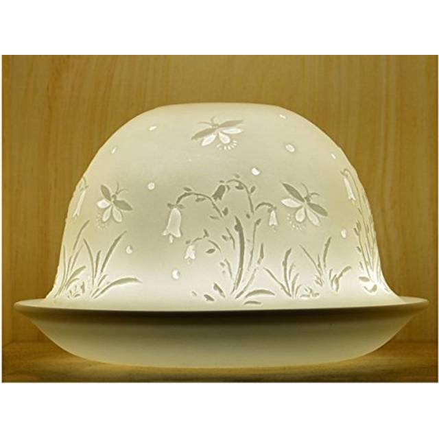 Nordic Lights Stencil Flower Candle Shade