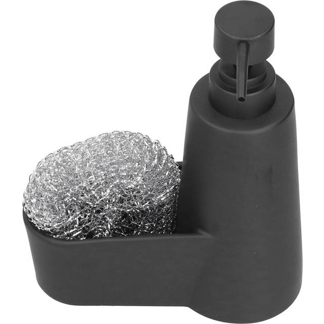 Soap Dispenser Dishwashing Liquid Hand Soap Pump with A Steel Ball for Bathroom and Kitchen black