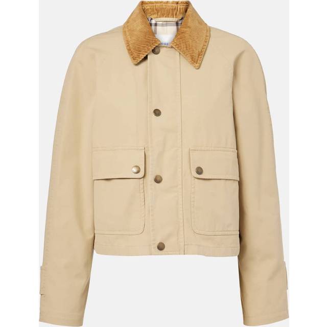 Burberry Cotton gabardine jacket - beige (UK 14)
