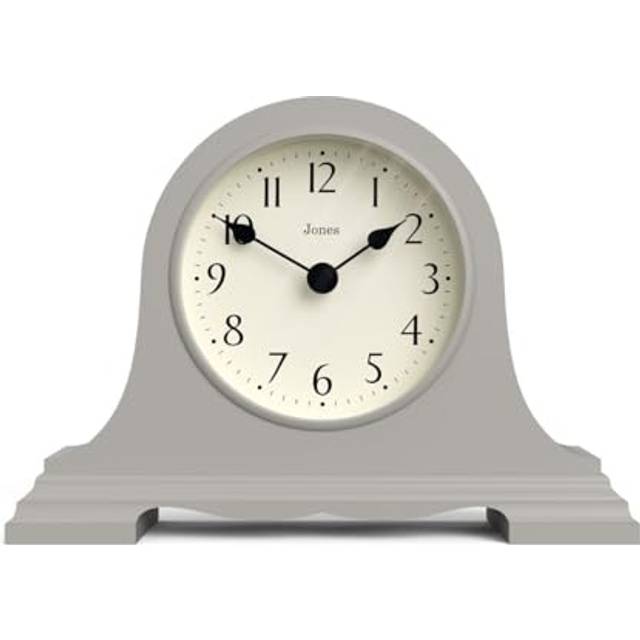 Jones Clocks Classic Mantel Clock - Grey