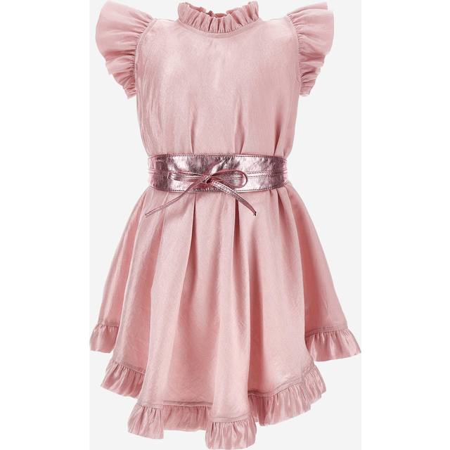 Pink Occasion Dress with Belt