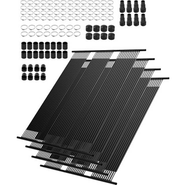VEVOR 4er Set Solarpanel Solarkollektor Poolheizung Solarheizung 1235x3100mm
