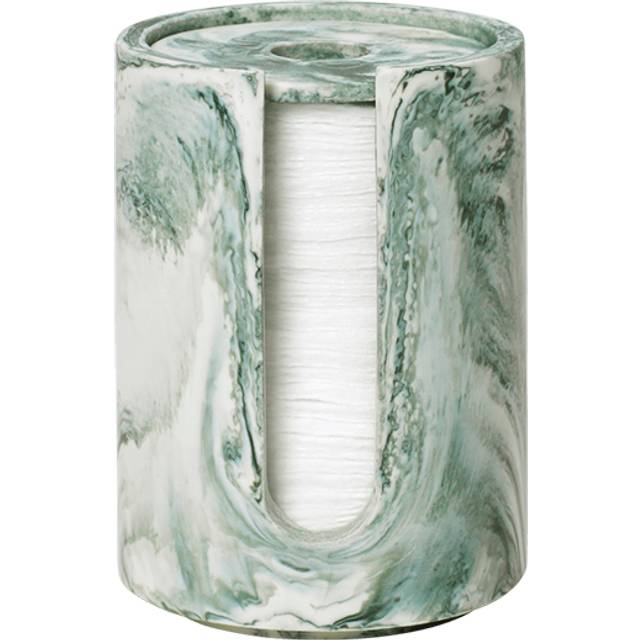 Mist Holder For Cotton Pads, Off-white / Emerald