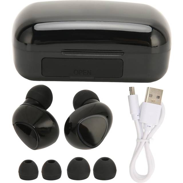 Bluetooth Earbuds Noise Cancelling IPX7 Waterproof Stereo Bass Wireless Earphone with Charging Case