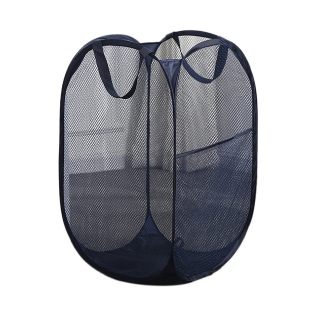 CNNOTEPAD Breathable Mesh Folding Laundry Basket Household C