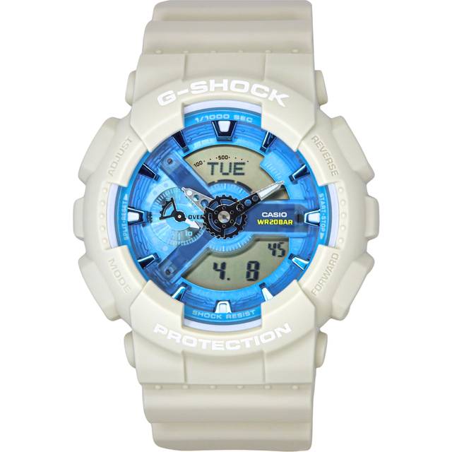 Casio G-Shock Analog Digital Bio-Based Resin Blue Dial Quartz GA-110AS-5A 200M Men&#39;s Watch