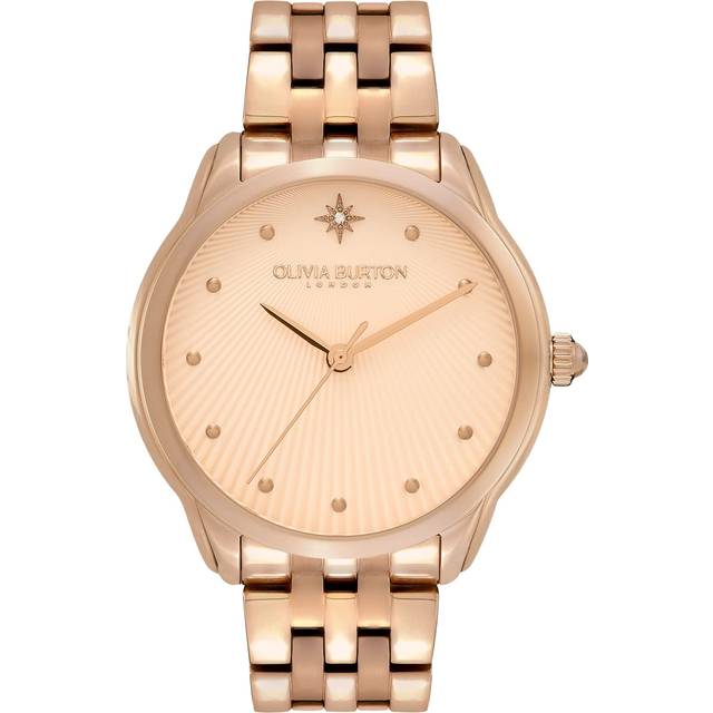 Authorized Dealer Olivia Burton Watch Ladies ob24000051 Celestial 36mm Star Light Carnation Gold Bracelet Watch [OLIVIA BURTON]