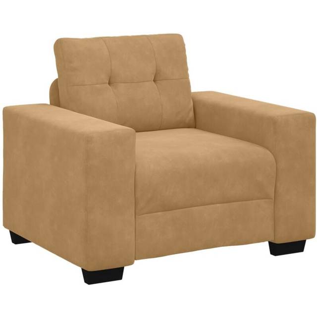 Vidaxl - 3 Piece Sofa Set with Cushions Brown Velvet