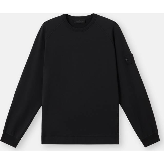 Stone Island Men's Cotton Sweatshirt in Black | Size Small | S156100011S00F3 (S)