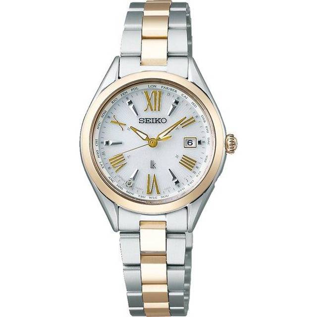 Seiko SSQV106 (LUKIA Essential Collection Solar Radio-controlled World Time Metal Band Women's)