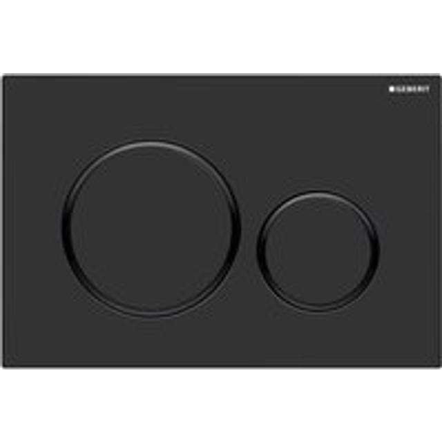 Geberit Sigma20 - Actuator plate, matt black/black (115.882.16.1)