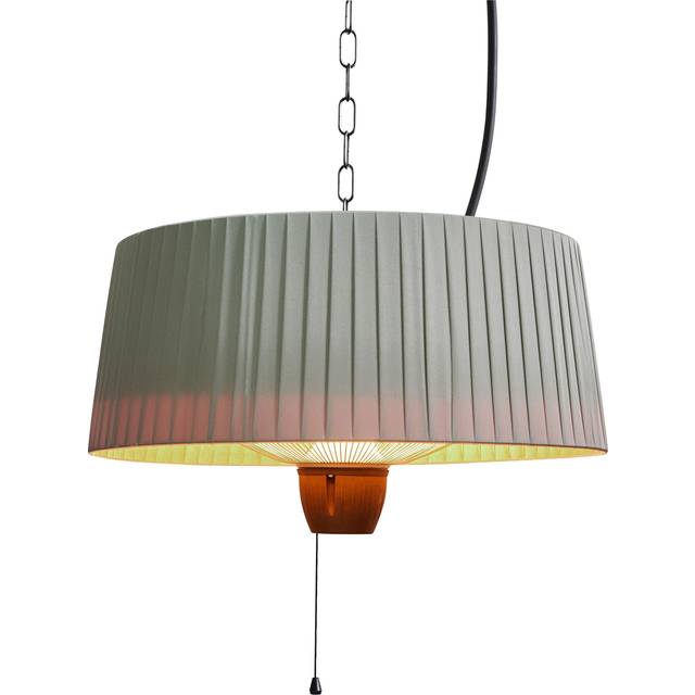 Beliani - Lamp Patio Heater Halogen 1500 w Electric Patio Garden Outdoor Accessories Steel Aluminium Grey Ascea