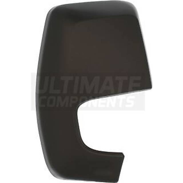 Ford Transit Custom Van 2012-> Wing Mirror Cover Cap Black Textured Drivers Side (RH)