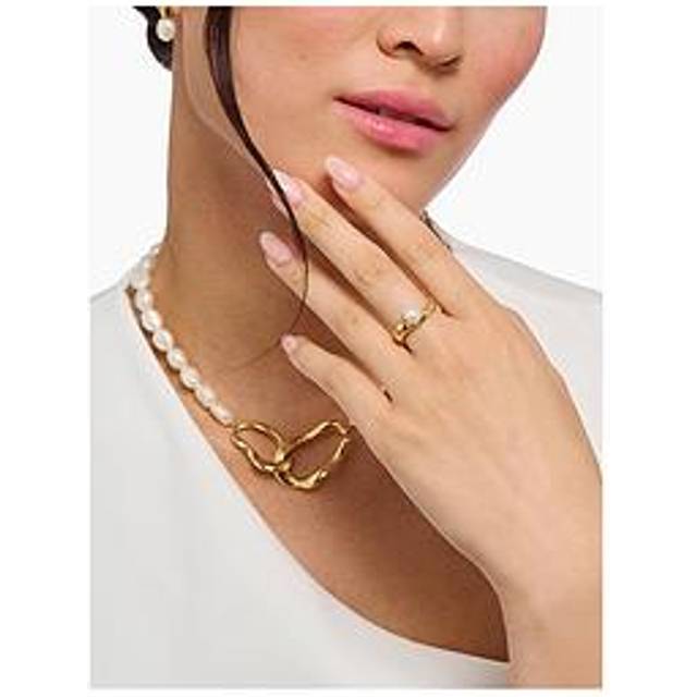Thomas Sabo Natural Beauty rings with pearl, Multi, Size 54, Women - Print